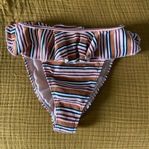 Montce Tamarindo Ruffle Bikini Bottom Size Medium